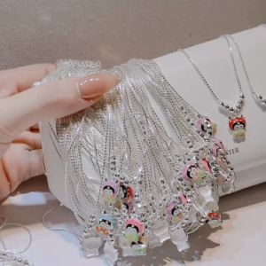 Vong tay labubu dây chuyền mặt koromi vòng tay bạc cho bé lắc tay bạc trẻ em vòng tay bạc thật em bé vòng tay bạc cho bé