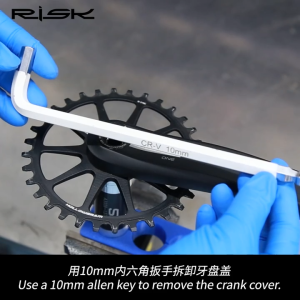 RISK Alat kunci bongkar Pasang Crank Cannondale SL / SISL / SISL2 dengan Magnet Terintegrasi - Bicycle Crankset Removal Tool Chainring Remover Extractor