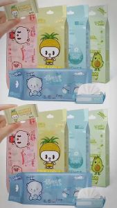 khăn giấy ướt mini dễ thương tiện lợi