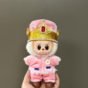 Fashion Ropa Labubu Clothes Outfit Doll Accessories For 15/17cm Labubu First second third generationPlush Dolls Suspenders Suit