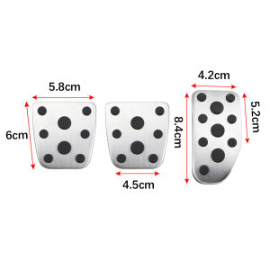 AT MT Car Pedals for Toyota Yaris 2017+ Vios FS 2014+ Gas Accelerator Brake Stainless Steel Non-slip Pedal Cover Parts