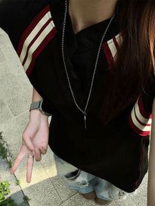 LIUBU | Black American Striped Sporty Breathable Sleeveless Vest