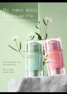 SIAP DIKIRIMKAN - Yessicas Tea Tree & Strawberry Anti Pores & Acne Clay Stick Mask-50gr yesica yessica - Membantu membersihkan pori-pori tersumbat mencegah adanya jerawat membuat tekstur kulit menjadi halus -