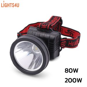 LED ไฟฉายคาดหัว-สีศรีษะ 80W-200W บางส่วน ไฟส่องกบหาปลา กันน้ำ ส่องได้ไกล Lights4u