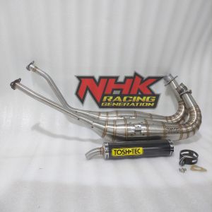 KNALPOT NINJA R RR SS TOSHTECH STAINLESS CARBON-01 SUARA GARING