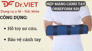 Nẹp Máng Cánh Tay ORBEFORM 920 - Hỗ Trợ Cố Định Sơ Cứu Hiệu Quả