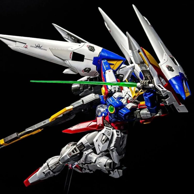 Bandai RG 1/144 Wing Zero Gundam Assembly Model Kit, Mecha Collectible Building Puzzle, Desktop Decor Gift For Gundam Hobby Fans
_voghion.com