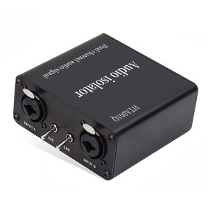 Audio isolator noise reduction DI ground box 6.35 to cannon Stereo agricultural electric guitar sound card show noise eliminatio