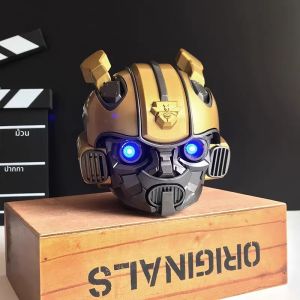 Original Transformers ลําโพงบลูทูธ Bumblebee หัวบลูทูธ Speakerdual Speakersled Light Heavy BasssuitableTfวิทยุ Fm