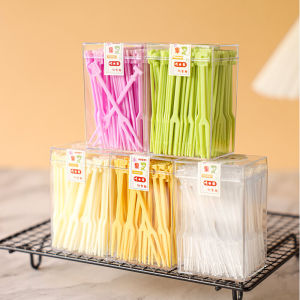 Nĩa Trái Cây Chữ Cái Dĩa Ăn Trái Cây Dùng Một Lần Dĩa Ăn Bánh Ngọt Trẻ Em Gia Dụng Đáng Yêu Hoạt Hình Sáng Tạo Cao Cấp Nhỏ