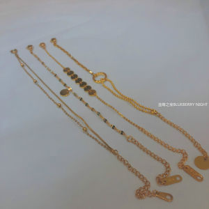 Colorfast Vintage Minimalist Gold Washable Girlfriends round Bracelet Popular All-Match Student Gift Elegant