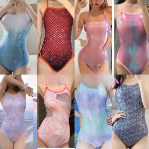 2025 New Womens Triangular One-Piece Swimsuit Professional Competitive Swimming Gymnasium Special High-End Sensation
