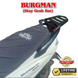 SJ MONORACK FOR SUZUKI BURGMAN PLATED FOR TOP BOX