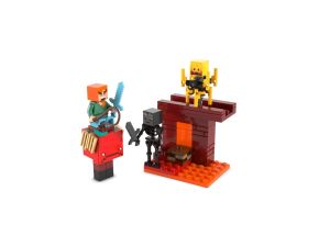 LEGO Minecraft 21266 The Nether Lava Battle (99 Pieces) Building Block Toys Bricks
