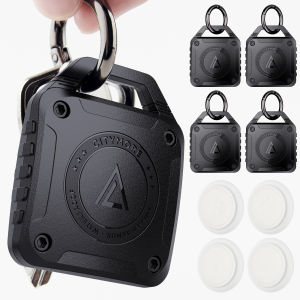 สําหรับ AirTag พวงกุญแจ IPX8 กันน้ํา Airtags กรณี Ultra-Compact สําหรับ Apple AirTag กรณีพวงกุญแจสําหรับกระเป๋าคีย์กระเป๋าเดินทาง