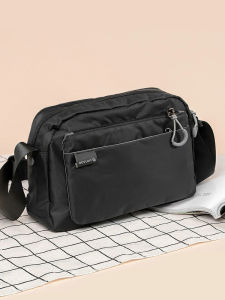 Waterproof Nylon Oxford Canvas Crossbody Bag Lightweight Casual Shoulder Bag for Women Fox Mom Midlife Small Bag