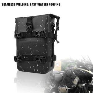 Crash Bar Bag Waterproof Motorcycle Bag Universal Cycling Backpack 8L/10L/20L/30L Motorbike Side TailSaddlebag For Long Distance
