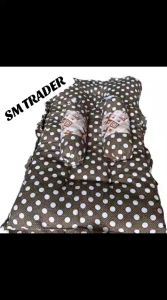 2 in 1 Set Infant Baby Cover Soft Cotton Newborn Baby Mattress for Sleeping/Holding 100% Cotton | Bayi Baru Lahir Talim