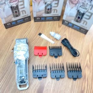 Kemei Tông đơ cắt tóc cao cấp KM 2173 - Công suất 8W Pin 2000mAh Thời gian sử dụng 180 phút Lưỡi răng thép sắc bén Chỉnh độ dài tự động Bảo hành 3 tháng