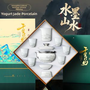 JIXIANSHENG | High-end Titanium Ceramic Tea Set