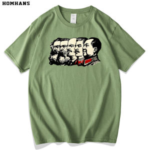 HOM HANS | Communist Symbols Loose Fit Short Sleeve T-Shirt High Quality Cotton