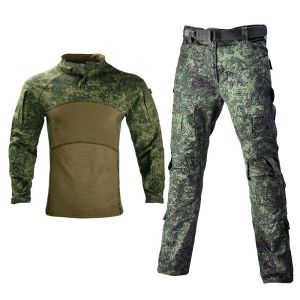 Outdoor Tactical Uniform G4 Sets NEW Mens Camo Trainning Suits Hunting Clothes Combat Shirt Cargo Pants +pads Tops Duty Trouser