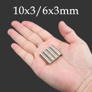 Nam Châm Mini 10x3/6x3mm Thiết Thực Ổn Định Để Trang Trí Phụ Kiện Phòng Tắm Sửa Chữa Ô Tô Kho Văn Phòng Tại Nhà Chất Lượng Cao Nam Châm Gắn Tủ Lạnh