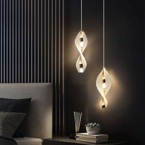 Modern Acrylic Geometric Pendant Light Bedroom Living Room Hanging Light Restaurant Lighting Led Pendant Lamps For Home Decor