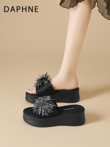 Daphne | Thick Sole Sandal Slippers for Dresses and Beach
