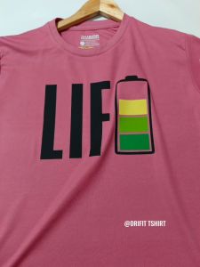 Sanmer Original Branded High Quality Life Battery Printed Drifit T-Shirt for Men TD14012
