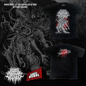 t-shirt garasi rebel /kaos killer of good/kaos metal/kaos band/kaos iddm