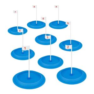 B·C·GOLF | 9 Hole Mini Game Silicone Golf Putting Mat