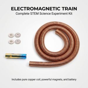 Maglev Train Physics Experiment Model Electromagnetic Power Science Teaching Tool for Classroom Learning & Education