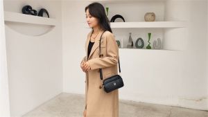 NEW ARRIVAL🎁New Style Ladies Sling Bag 3903 V Letter Double Zip Bag 2IN1 Multipurpose Women Bag Clutch Shoulder Bag
