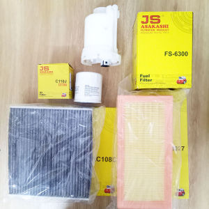 Lọc xăng lọc nhớt lọc gió động cơ lọc gió điều hòa xe Toyota Vios 2003-2023 JS Asakashi Nhật Bản