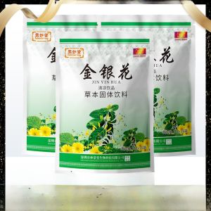 Guangdong Herbal Tea Powder Summer Jasmine Silver Flower Fish Rind Herb Fire Charging Tea Bag Instant Beverage Health Drink