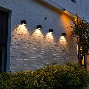 LED Solar Wall Light Outdoor Waterproof Save Energy Garden Lamp Night Decoration Light for Patio Fence Balcony Path Lighting