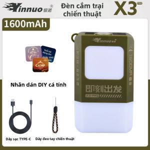 YINNUO | Đèn Đa Năng Dùng Ngoài Trời Cho Lều Trại Thời Gian Sử Dụng Pin Dài