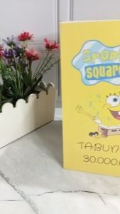 celengan target buka tutup jumbo+ kunci Celengan Karakter Spongebob target 10 juta 20 juta 30 juta Celengan Anak Celengan Besar Jumbo  15x20x20 COD