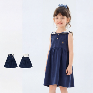 DUDUJIA | Girls Princess Summer Vest Polo Dress