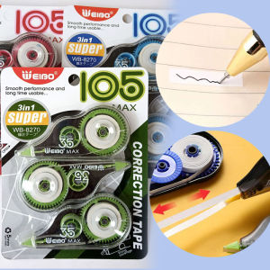 3PCS Correction Tape Set Big Capacity Correction Fluid Tape eraser School Supplies For Students