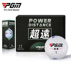 PGM New technology High Elasticity White Two Layer Golf Ball (A Grade Long Range power new golf balls) Q023