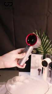 🌀High-speed fan🌀 100 adjustable wind speeds handheld fan rechargeable long battery life portable bladeless mini fan for strong summer cooling. Kipas genggam 手持風扇