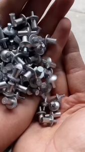 หมุดย้ําหมุด เหล็กสเตนเลส อะลูมิเนียมอัลลอย 100 ชิ้น