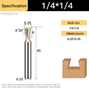 HUHAO 1/4inch 1/2inch Dovetail Joint Router Bit 12.7mm Shank Milling Cutter Carbide Steel Engraving Cutting CNC Tools For Wood