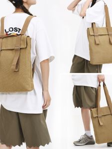 Túi Đeo Vai Vải Canvas Cổ Điển Đa Năng Cho Nữ Sinh Viên Túi Tote Đeo Vai Đôi Cho Nam Túi Xách Học Sinh Túi Đựng Đồ Học Tập