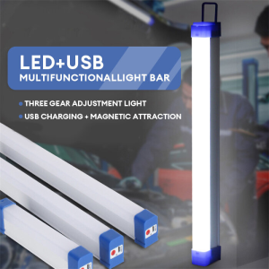 52CM LED Tube Night Light USB Rechargeable Magnetic Camping Light Lamp Outdoor Portable Light Bulb 30/60/90W Emergency Lights