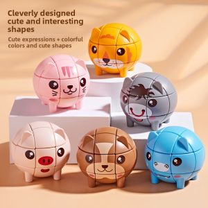 JIFANPAUL | Cartoon 3x3 Rubiks Cube Educational Toy