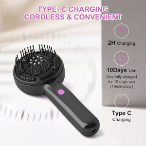 Handheld Electric Head Massage Comb Essential Oil Red Light Scalp Massage IPX7Waterproof Electric Muscle Relaxation Massage Gift