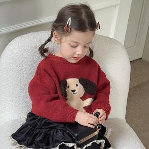 Cartoon Jacquard Thickened Stylish Print Sweater